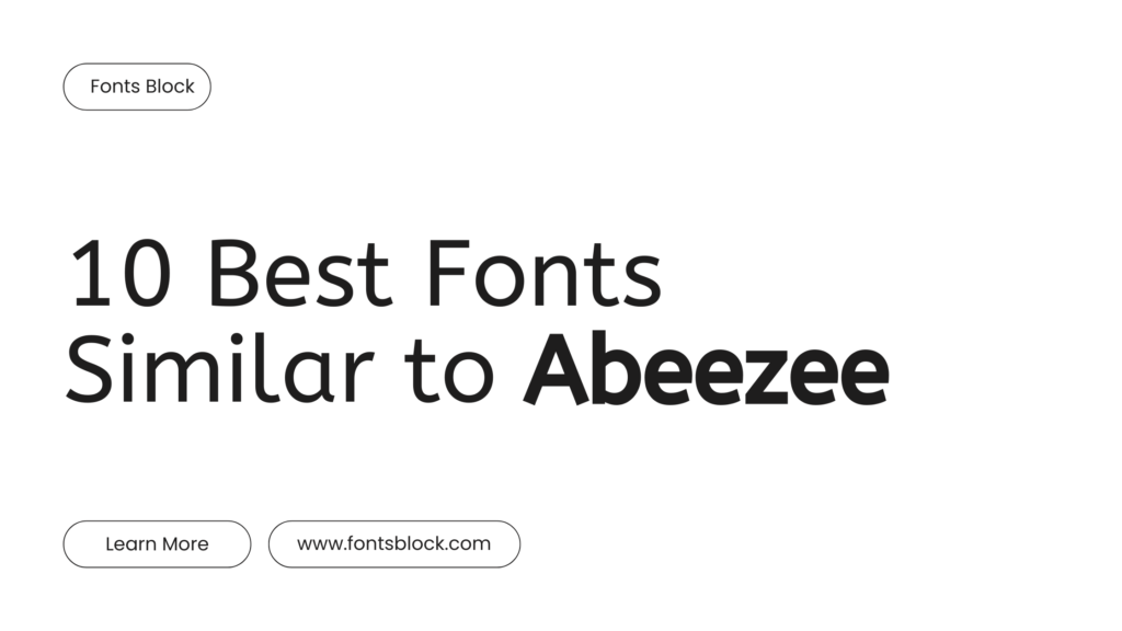 fonts similar to Abeezee