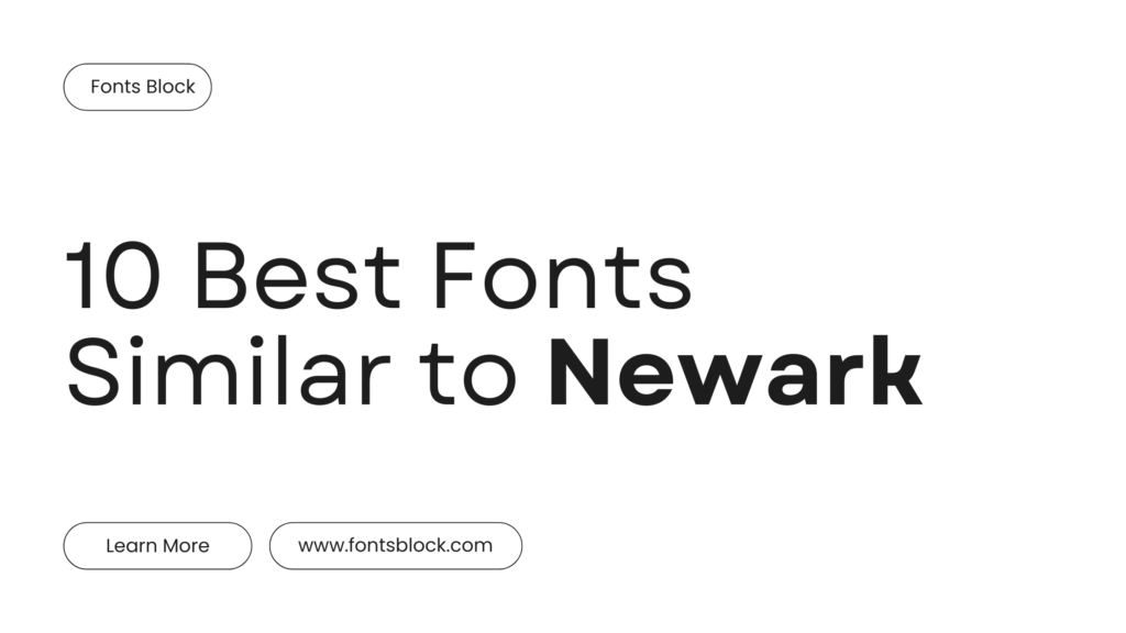 fonts similar to Newark